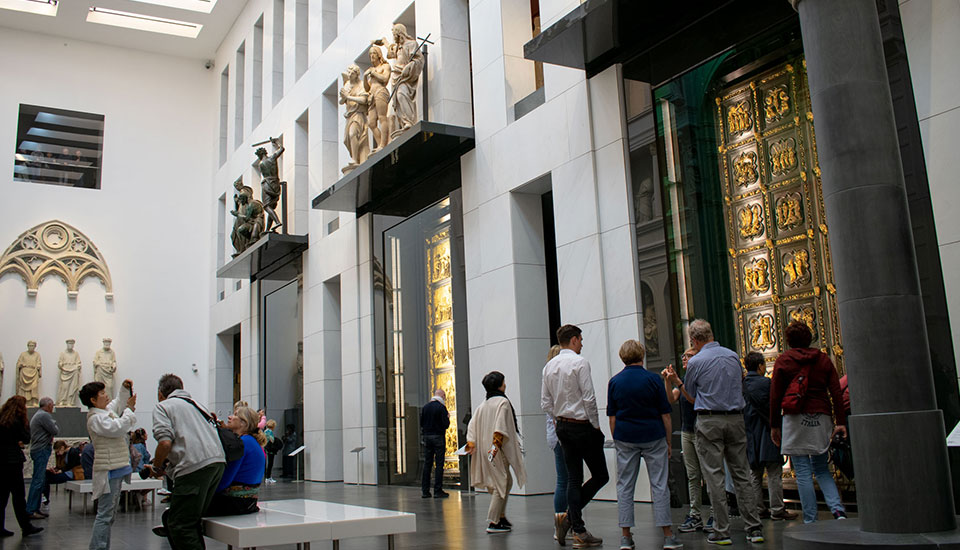 visit the original Baptistery door Opera del Duomo