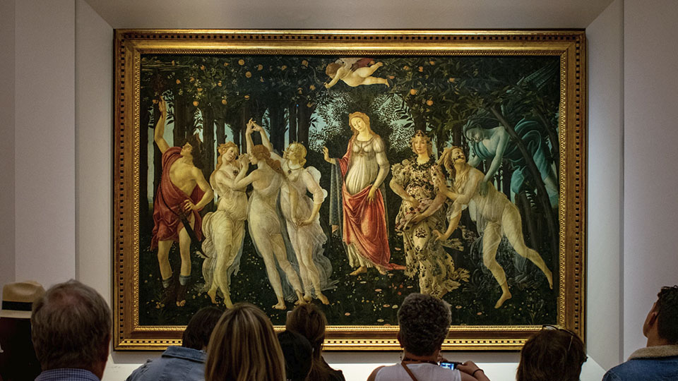 Primavera Botticelli Uffizi